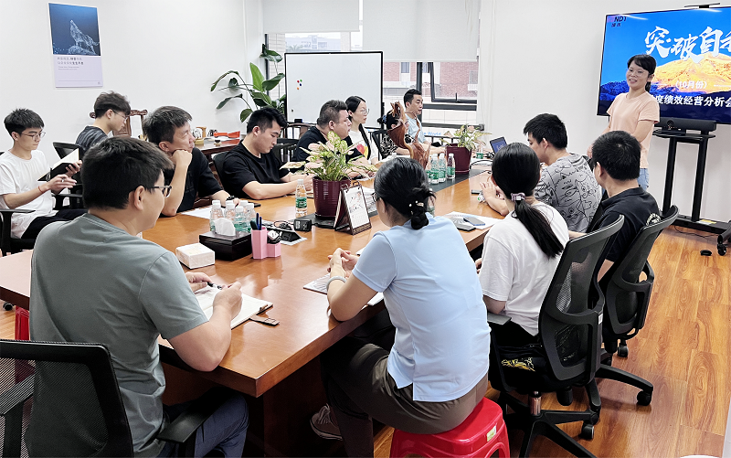 洞察過去，啟迪未來：微視光電舉行10月月度績效分析會